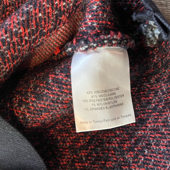 Tory Burch Intarsia Floral Heavy Wool Blend Sweater Size XS - Picture 5 of 6